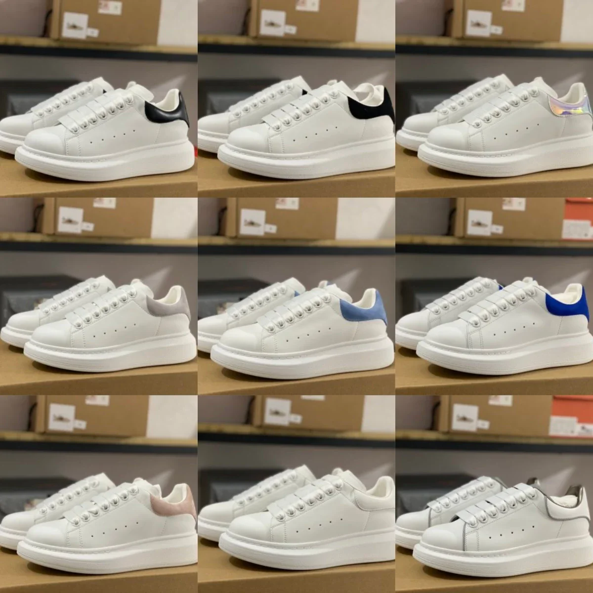 FR-01 Classic White Platform Sneakers