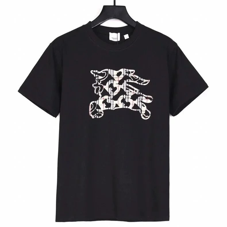 Burberry Graphic Print Black Crewneck T-Shirt