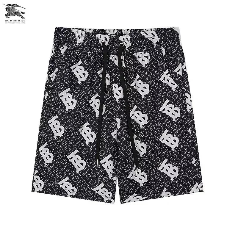 Burberry Check Print Beige Classic Shorts