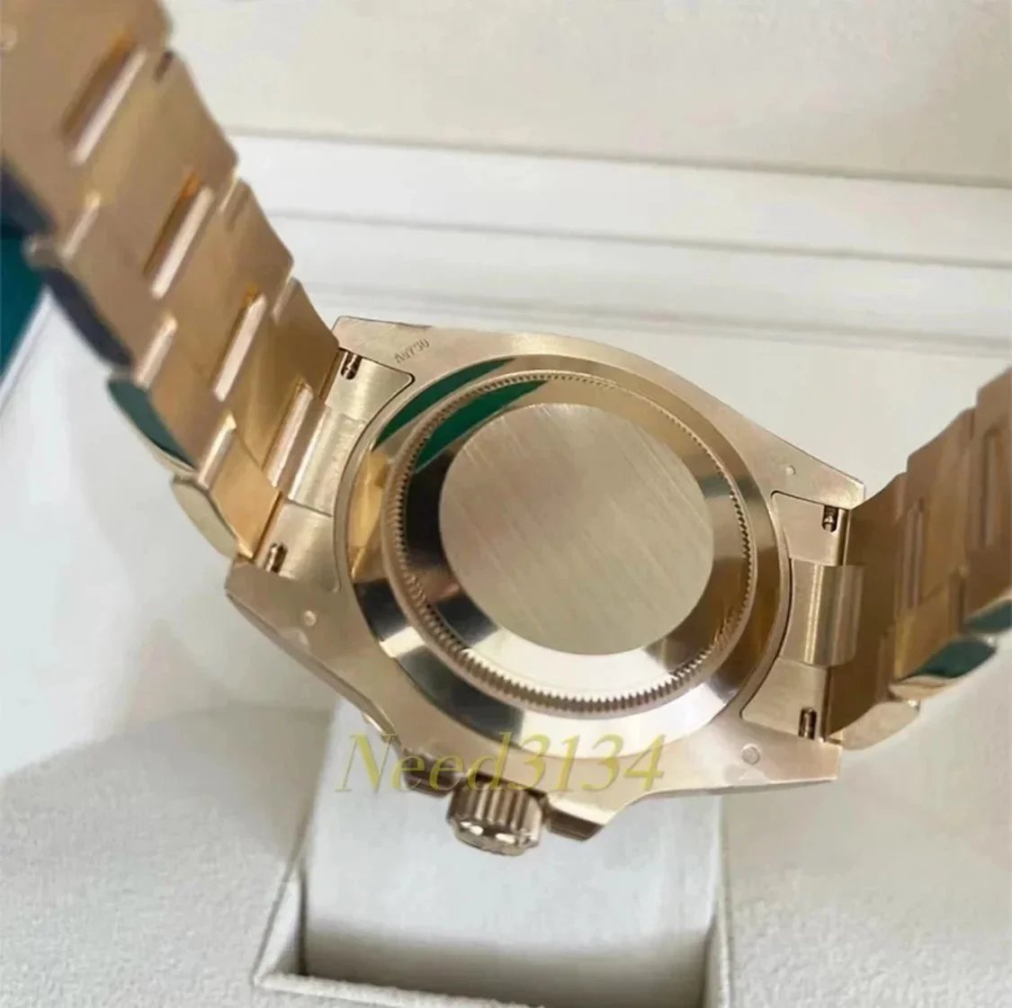 Rolex Submariner Black And Gold Two Tone Dive Watch