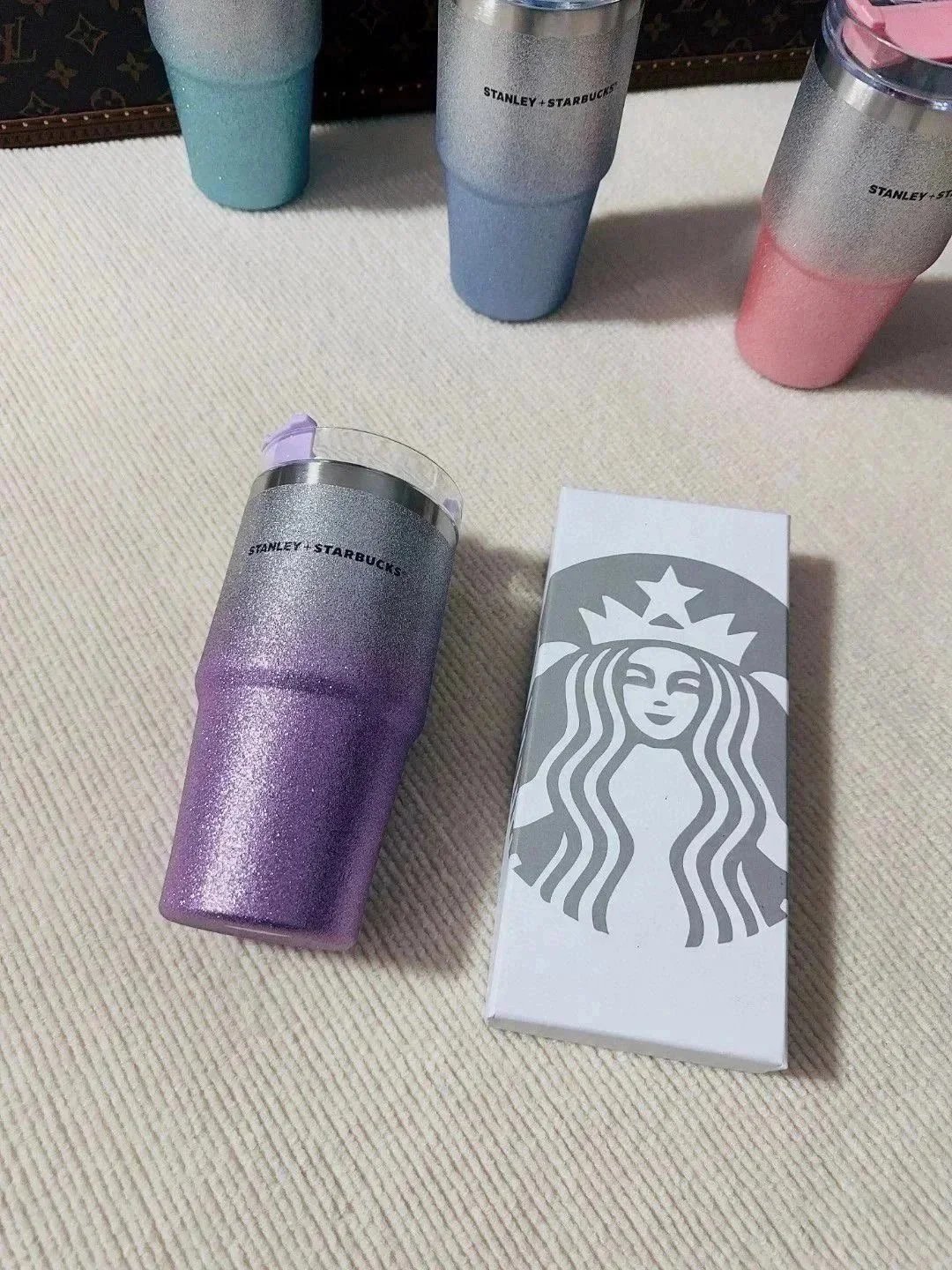 Stanley x Starbucks Stanley x Starbucks Gradient Tumbler, Lavender Sparkle Purple