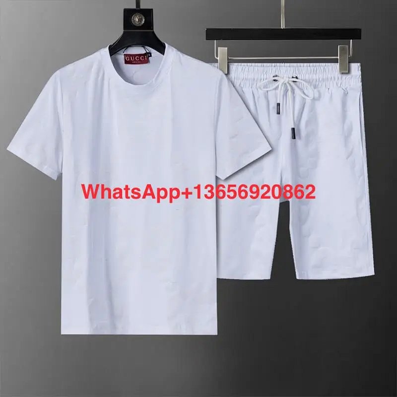 Gucci GG Monogram Beige T-Shirt and Shorts Set Casual Set product detail 11 in Litbuy spreadsheet finds