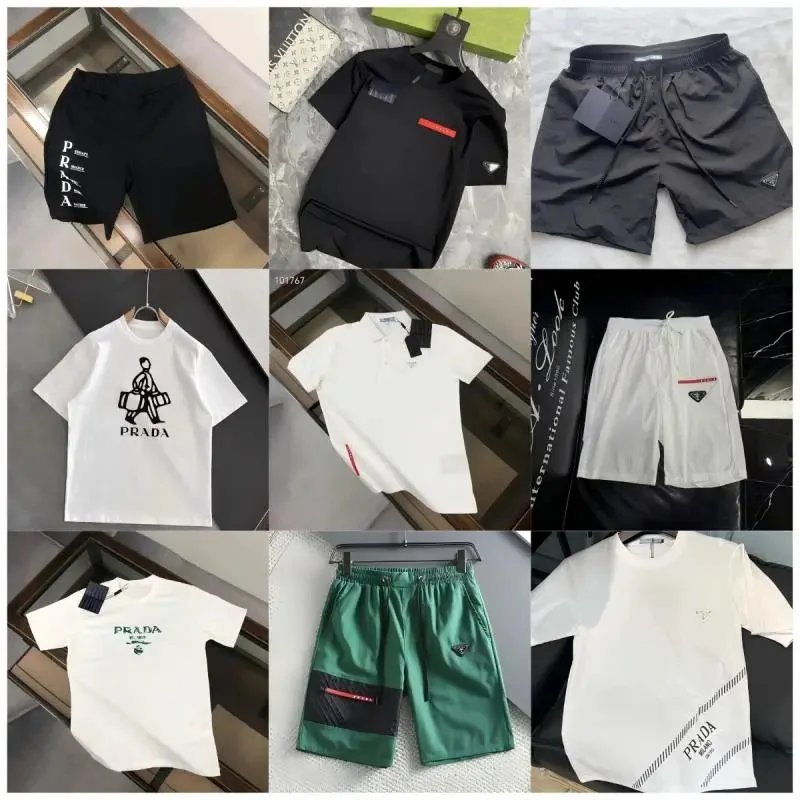 Prada Logo T-Shirt/Shorts