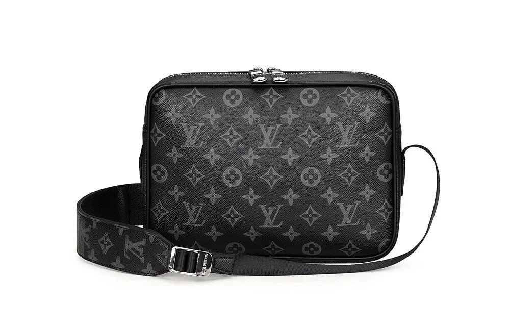 Louis Vuitton Monogram Eclipse White Crossbody Bag