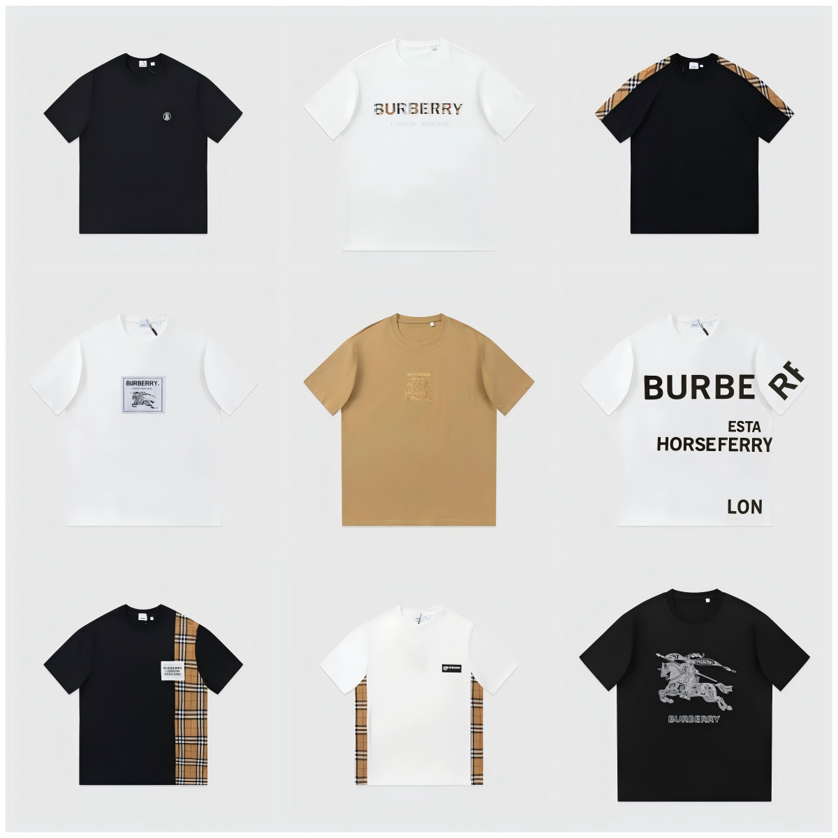 Burberry Classic Logo & Check T-Shirts