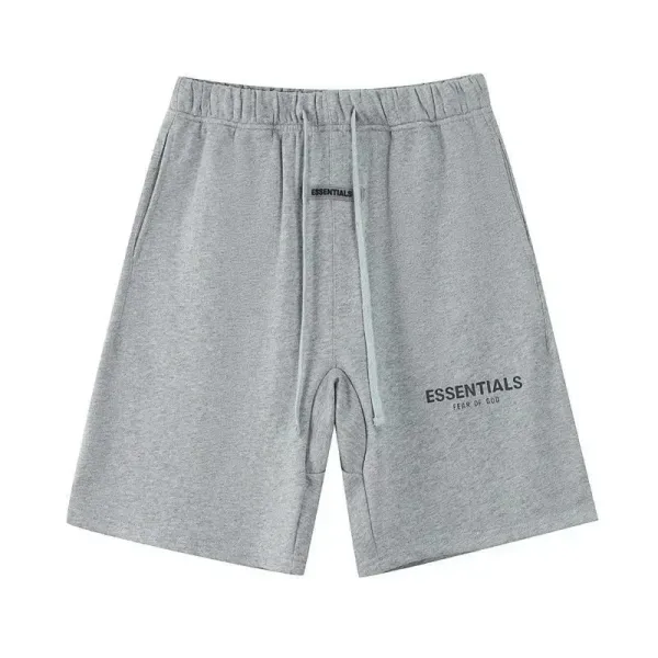 Fear of God Essentials 1977 Beige Drawstring Shorts - 7