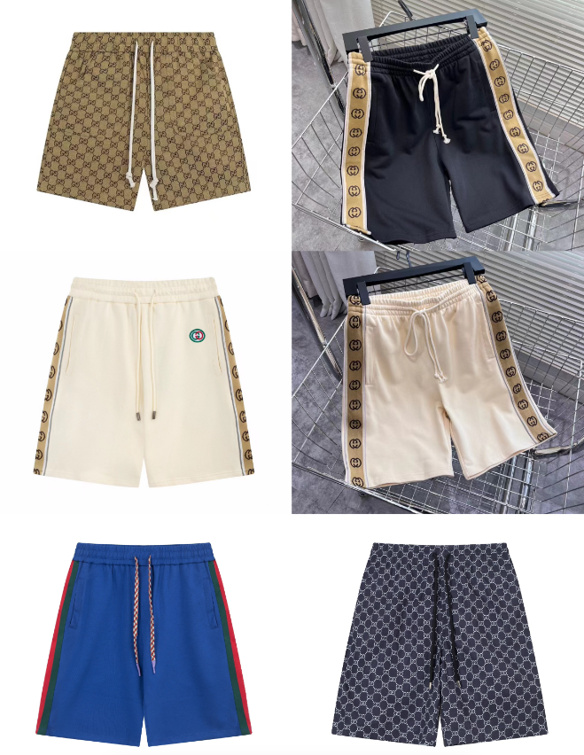 Gucci Summer Casual Logo Stripe Shorts
