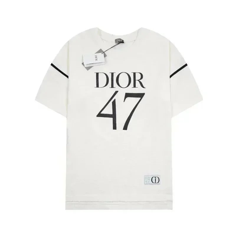 Dior T-Shirts Short-Sleeve Crew-Neck — TH8