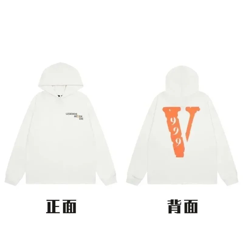 Unbranded Hoodies & Sweatshirts Pullover hoodie with rose text and V graphic prints — 14