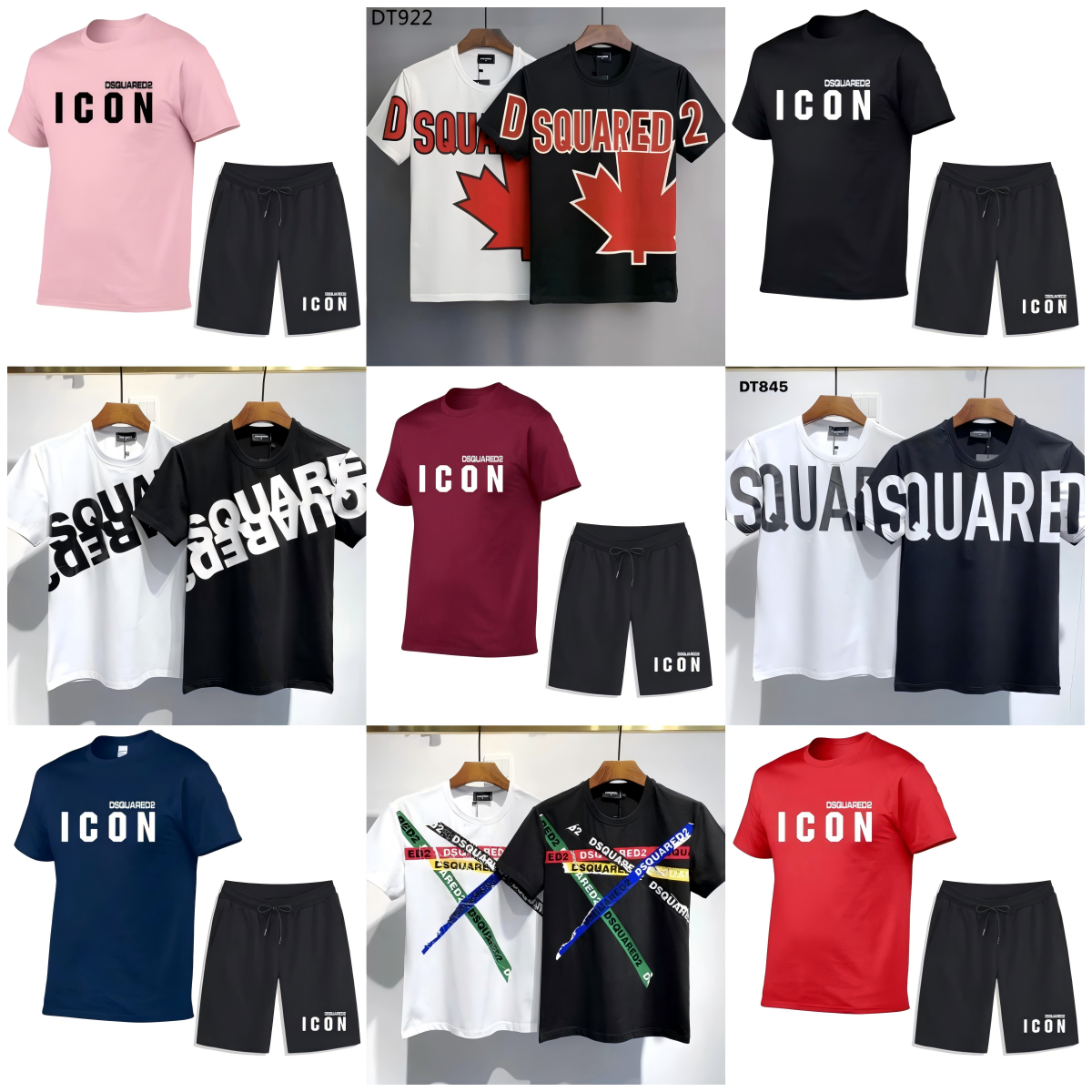 NQ03 Original Square Summer Set Short Sleeve + WhatsApp +13256727890