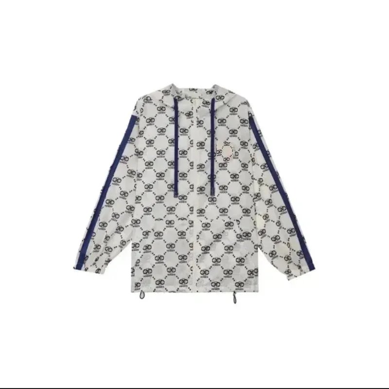 Moncler hooded zip-up windbreaker jacket — 18