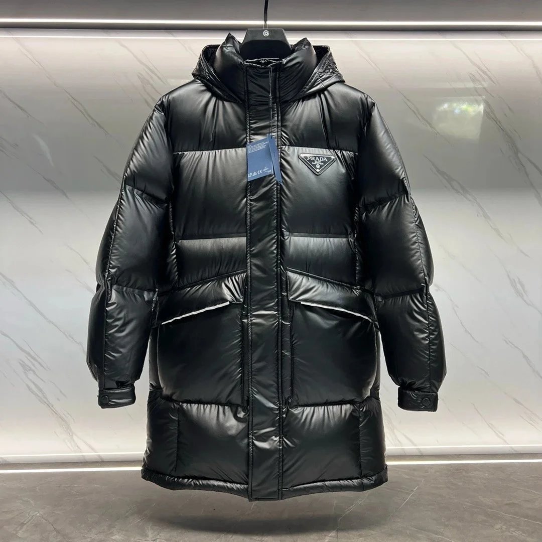 Prada Down Jackets Hooded puffer image 14