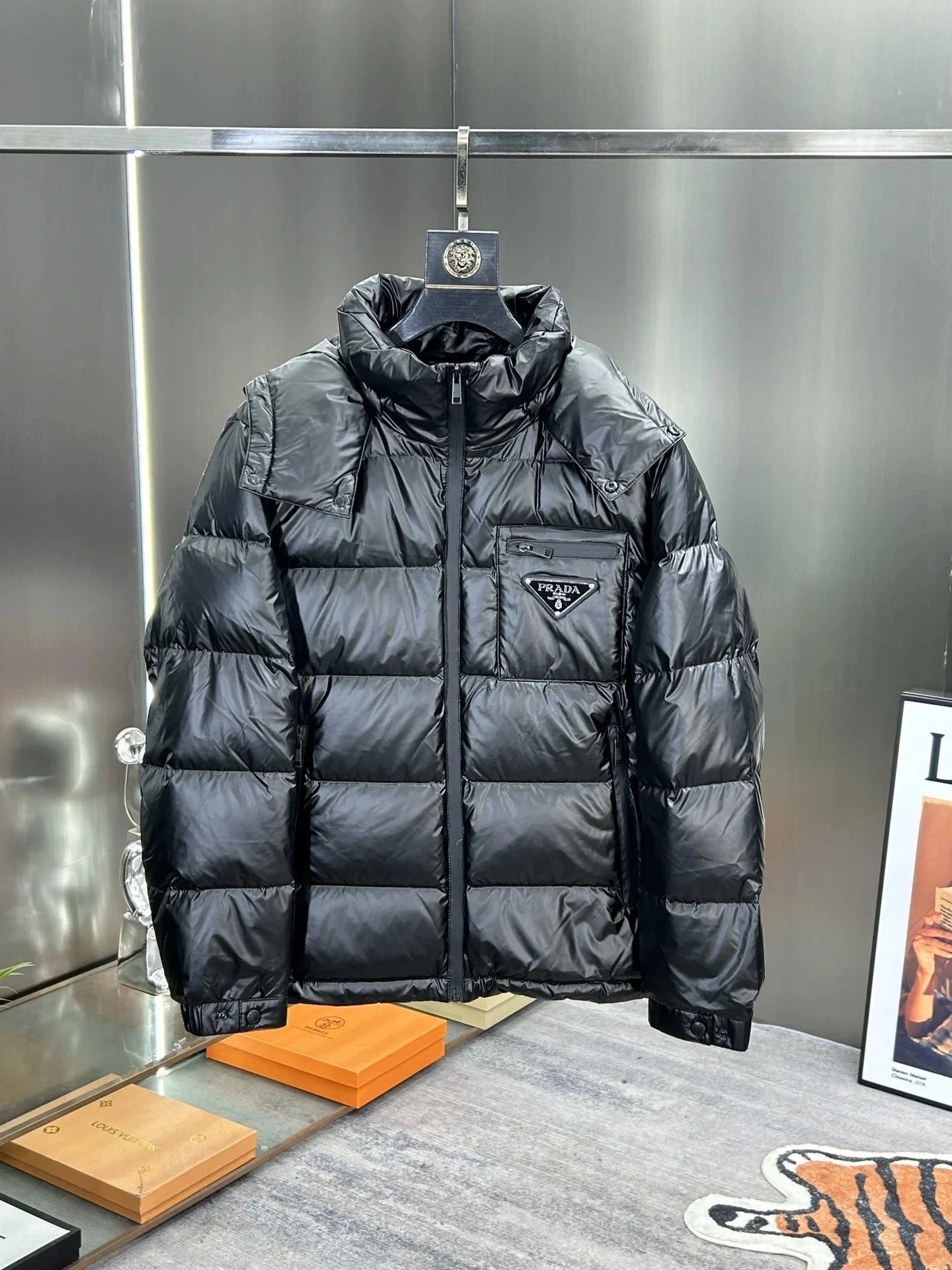 Prada Down Jackets Hooded puffer — 3