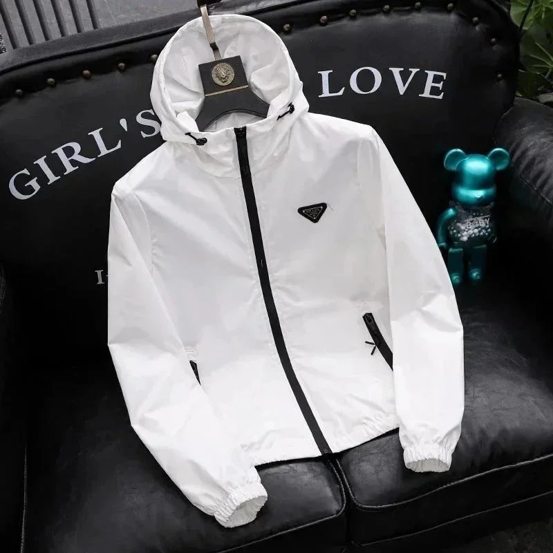 Moncler hooded zip-up windbreaker jacket image 6