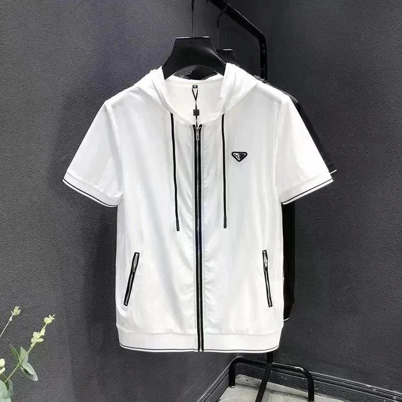 Moncler hooded zip-up windbreaker jacket — 20