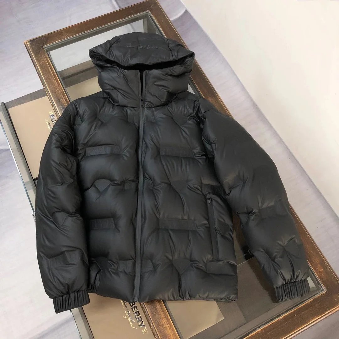 Prada Down Jackets Hooded puffer image 3