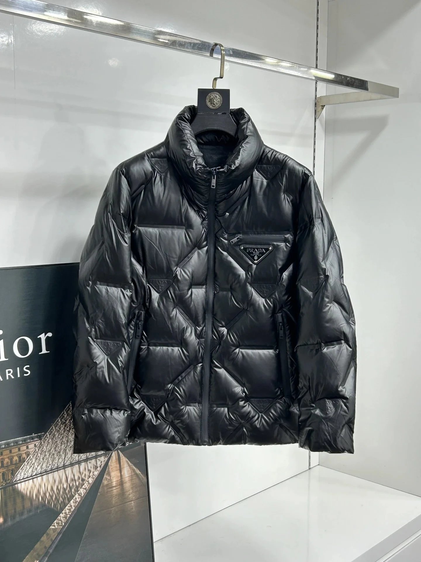 Prada Down Jackets Hooded puffer image 9