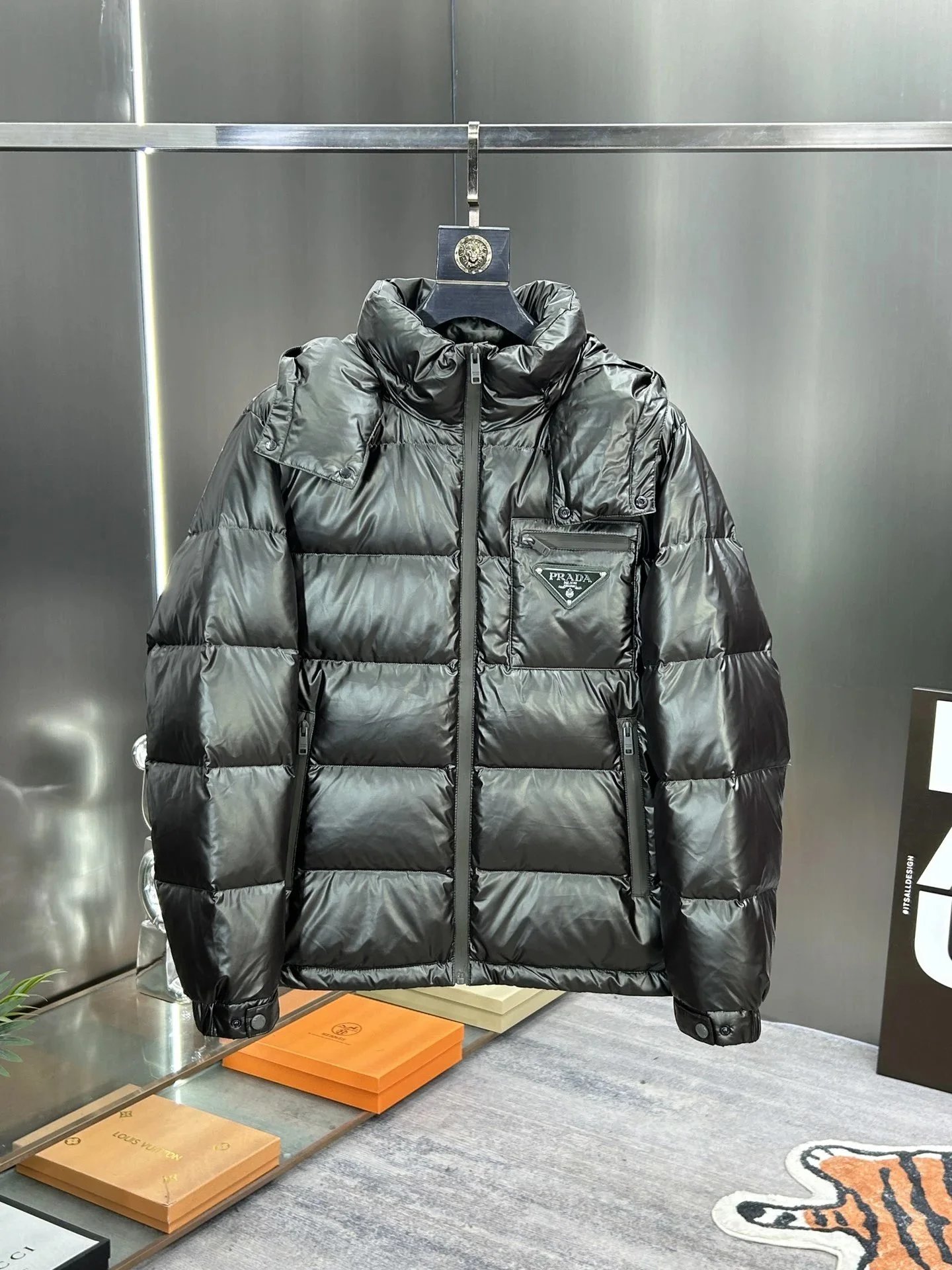 Prada Down Jackets Hooded puffer — 29