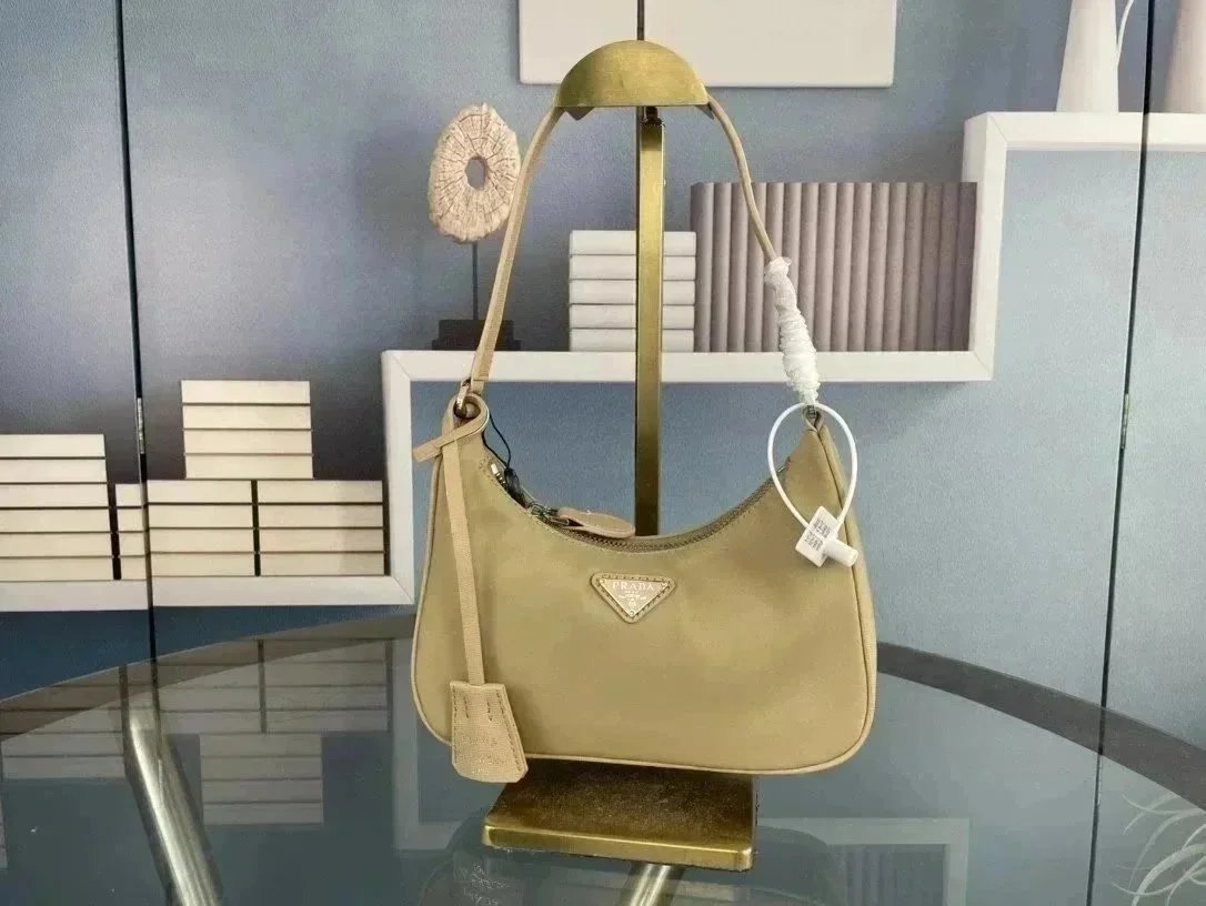 Prada Crossbody Bags Nylon Chain Bag with Detachable Pouch — 957-4