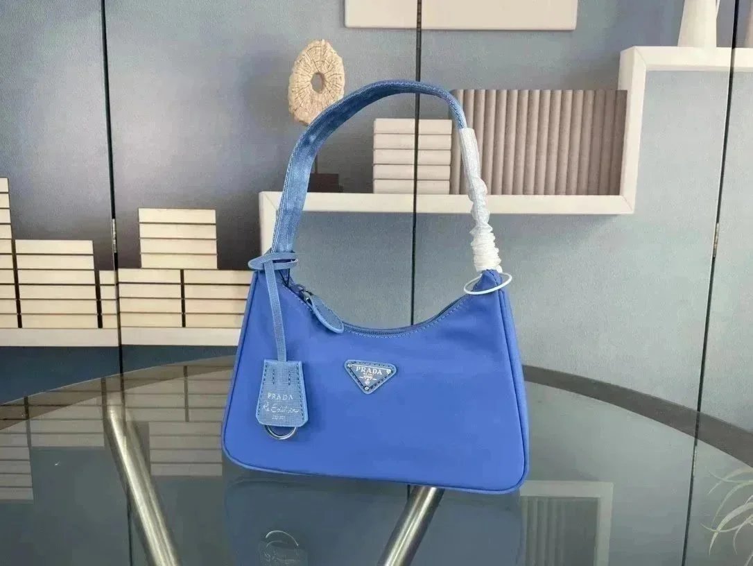 Prada Crossbody Bags Nylon Chain Bag with Detachable Pouch — 960-4