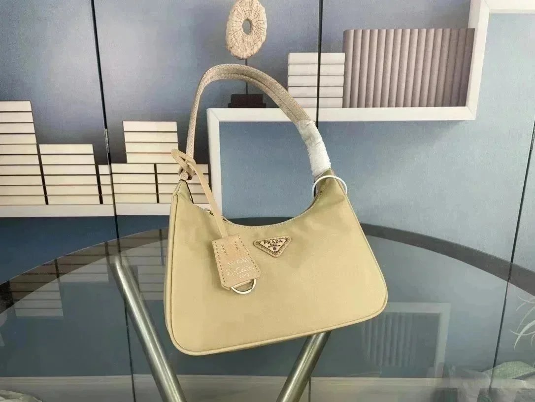 Prada Crossbody Bags Nylon Chain Bag with Detachable Pouch — 960-11
