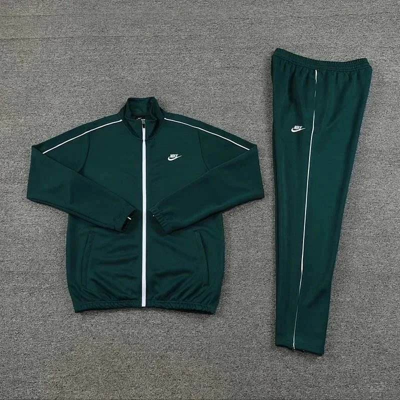 Nike Matching Sets Three-Piece Hooded Jacket, T-Shirt and Shorts Set — (Long Pants Two-Piece Set) -298
