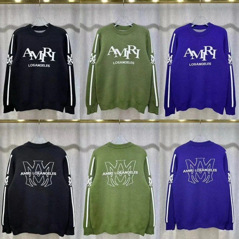 Amiri Logo Print Multicolor Streetwear Sweater