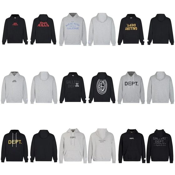 W06-HK-New Classic Letter Print Trendy Casual Men's and Women's Hoodie Hooded Sweatshirt