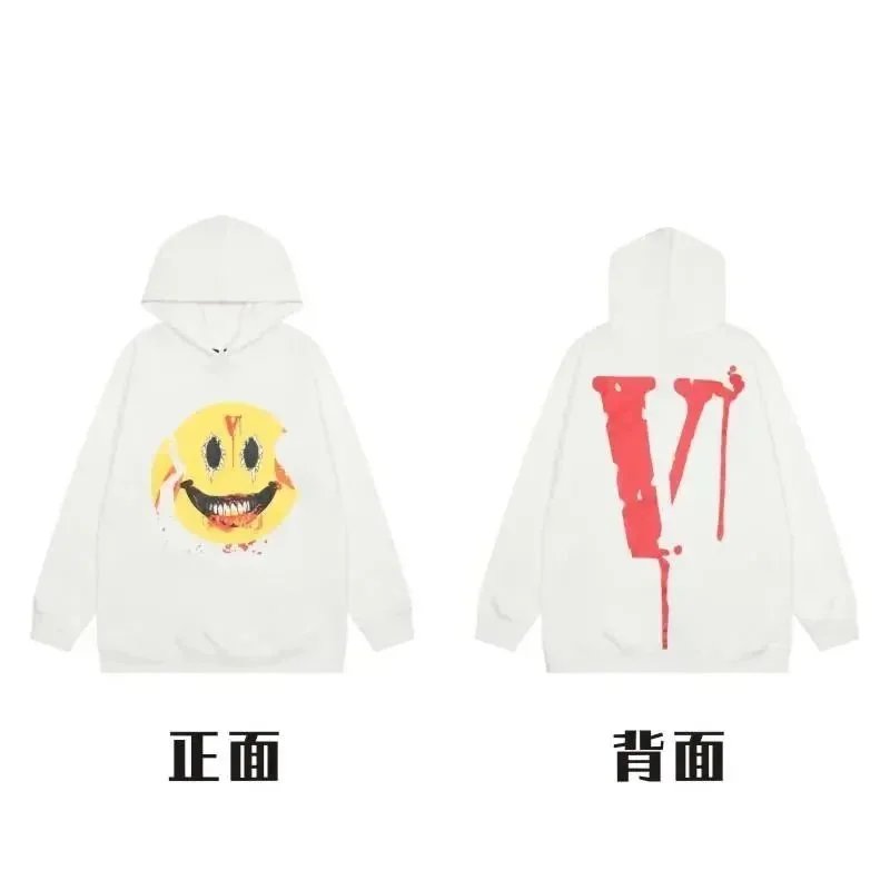 Unbranded Hoodies & Sweatshirts Pullover hoodie with rose text and V graphic prints — 23