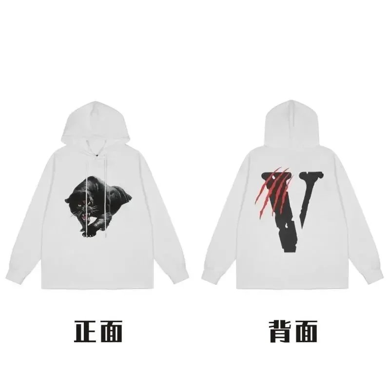 Unbranded Hoodies & Sweatshirts Pullover hoodie with rose text and V graphic prints image 5