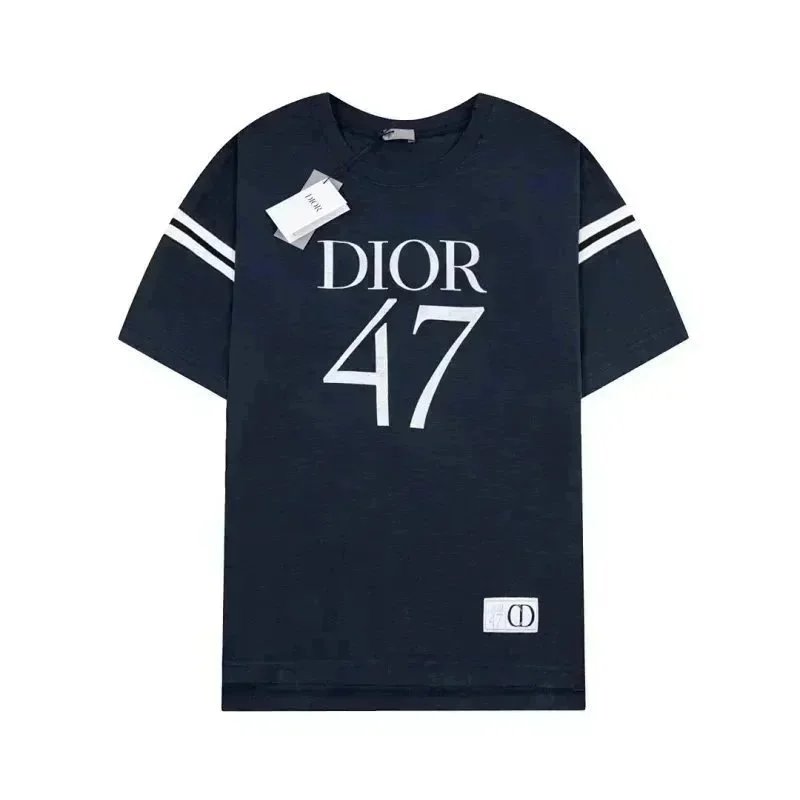 Dior T-Shirts Short-Sleeve Crew-Neck — TH9