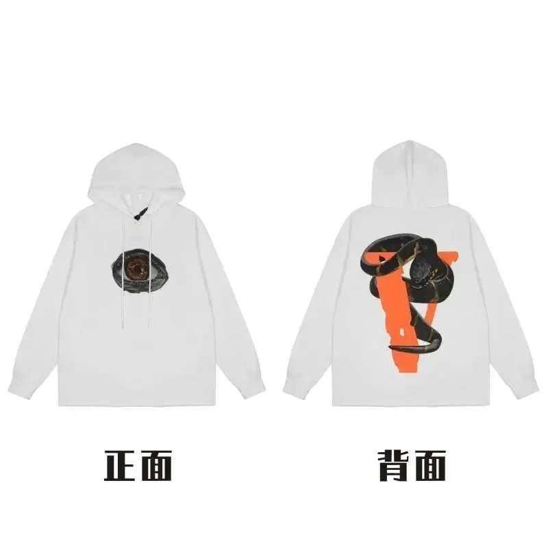 Unbranded Hoodies & Sweatshirts Pullover hoodie with rose text and V graphic prints — 21
