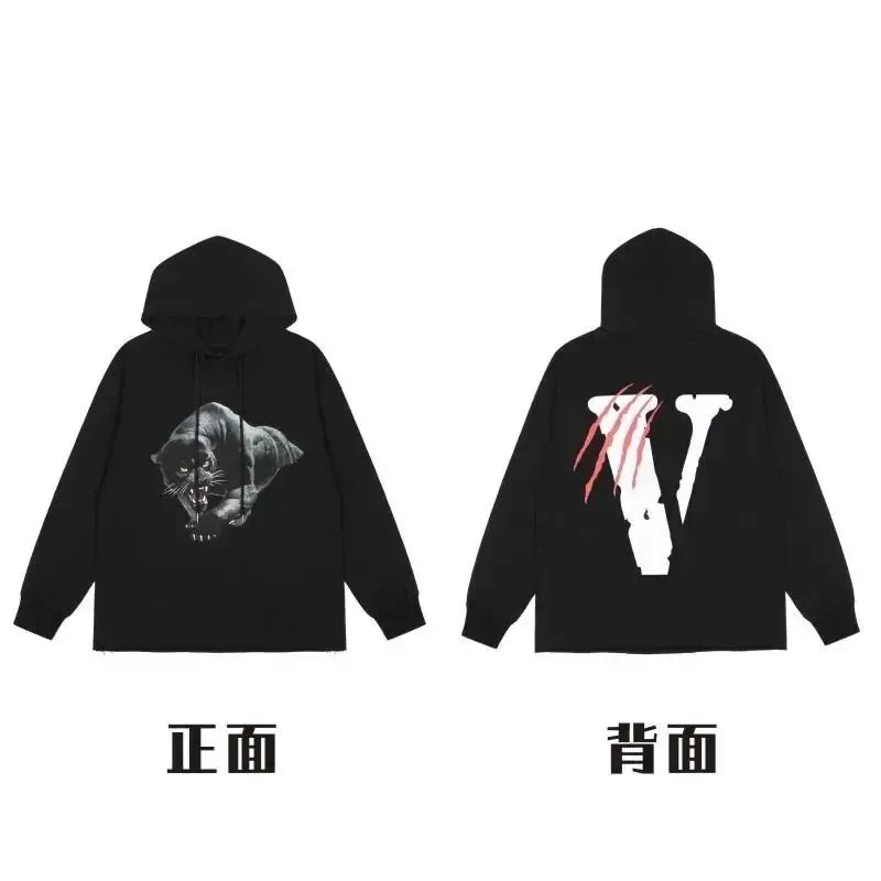 Unbranded Hoodies & Sweatshirts Pullover hoodie with rose text and V graphic prints — 28