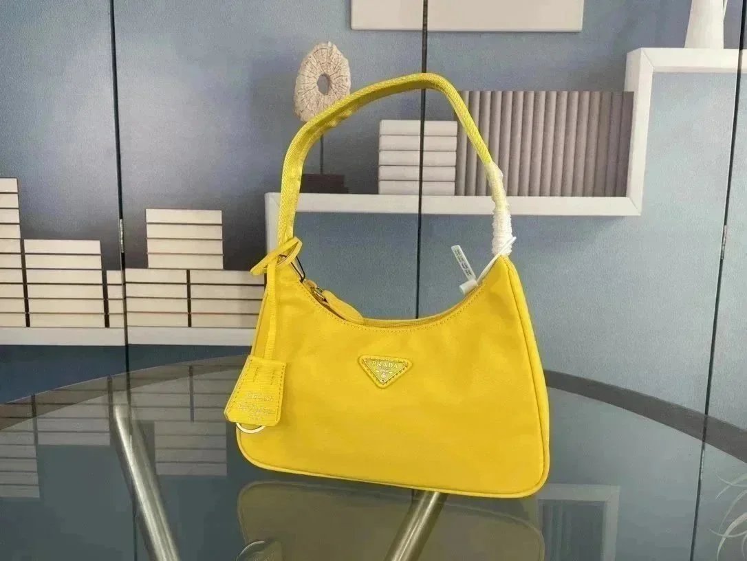 Prada Crossbody Bags Nylon Chain Bag with Detachable Pouch — 960-2