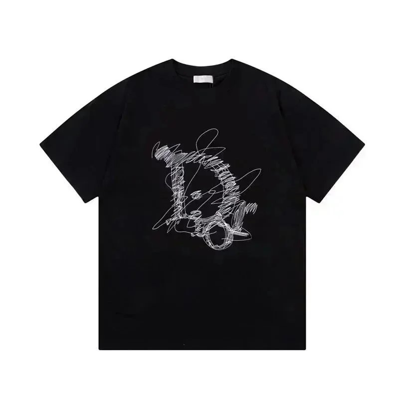 Dior T-Shirts Short-Sleeve Crew-Neck — TH4