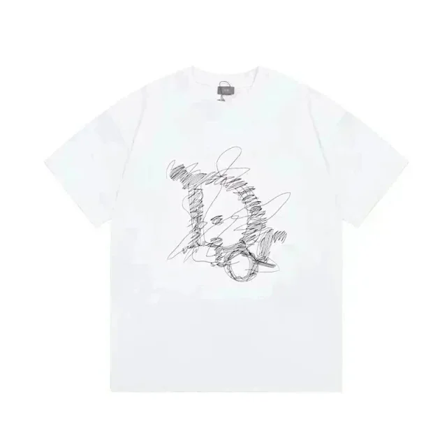 Dior T-Shirts Short-Sleeve Crew-Neck product detail image 2