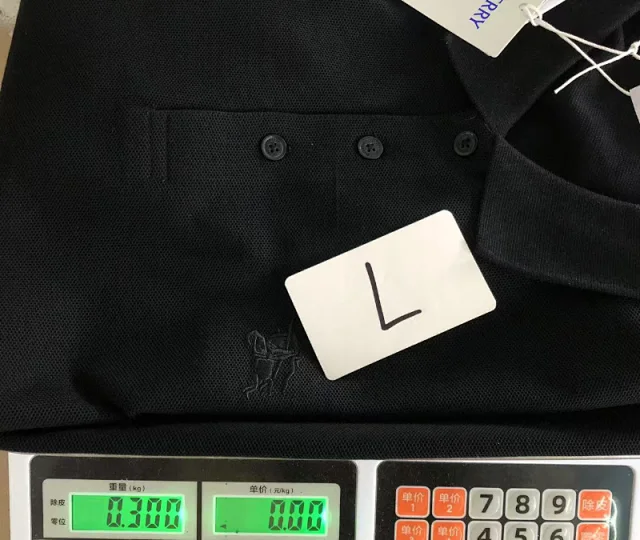 Burberry Shirts Embroidered Equestrian Knight Polo Shirt product detail image 10
