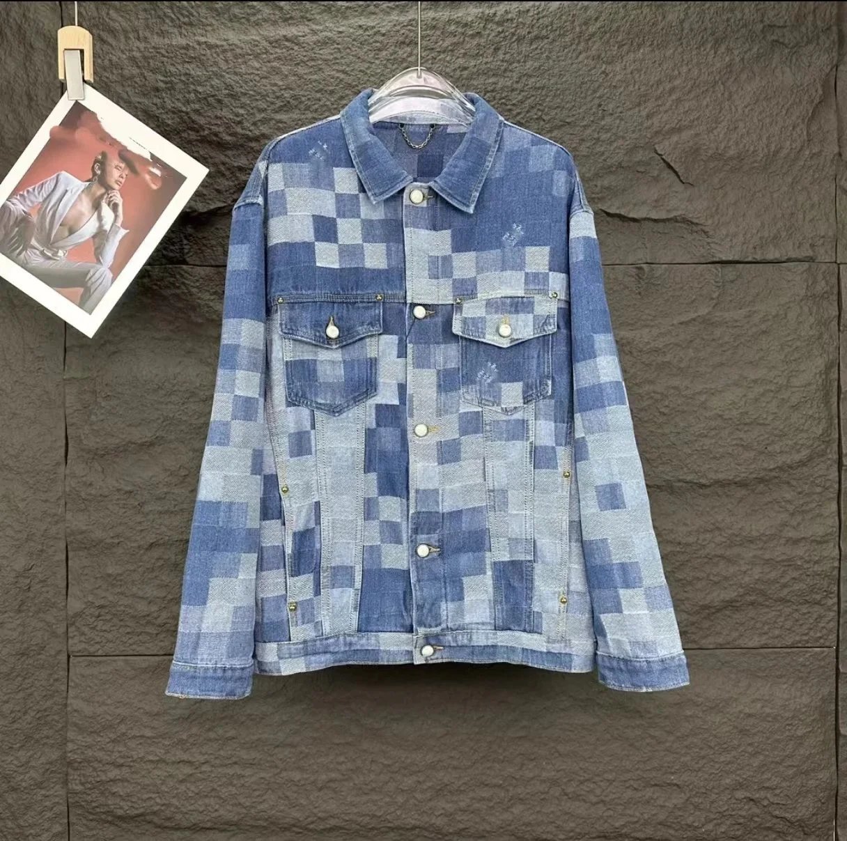Denim Genes x Goat Master Gray Wash Denim Jacket - 11