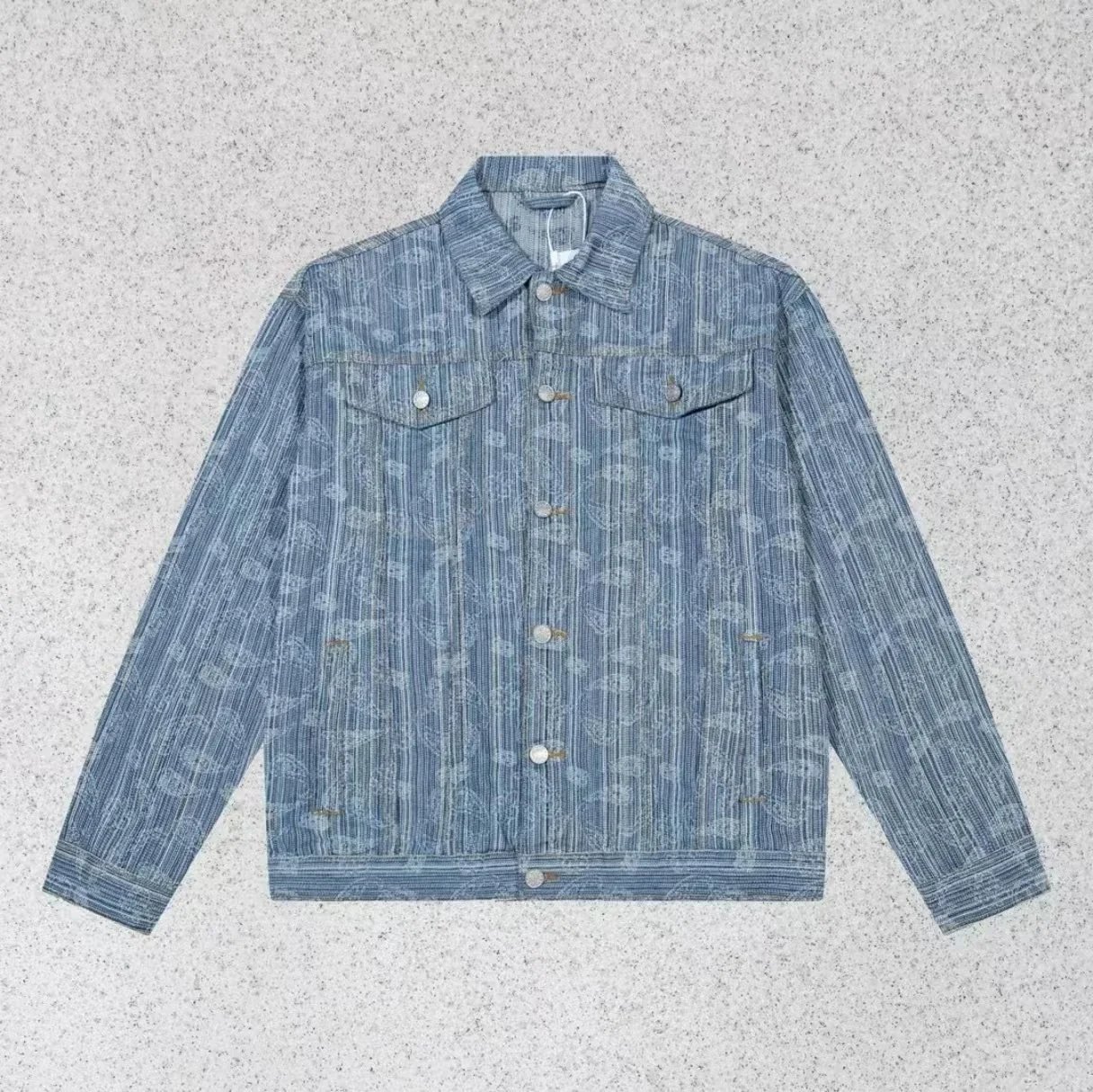 Denim Genes x Goat Master Gray Wash Denim Jacket - 8