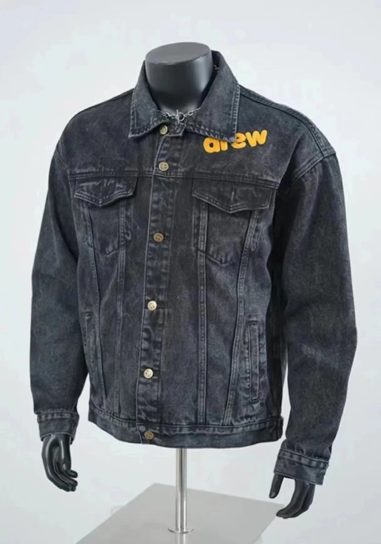 Denim Genes x Goat Master Gray Wash Denim Jacket - 10