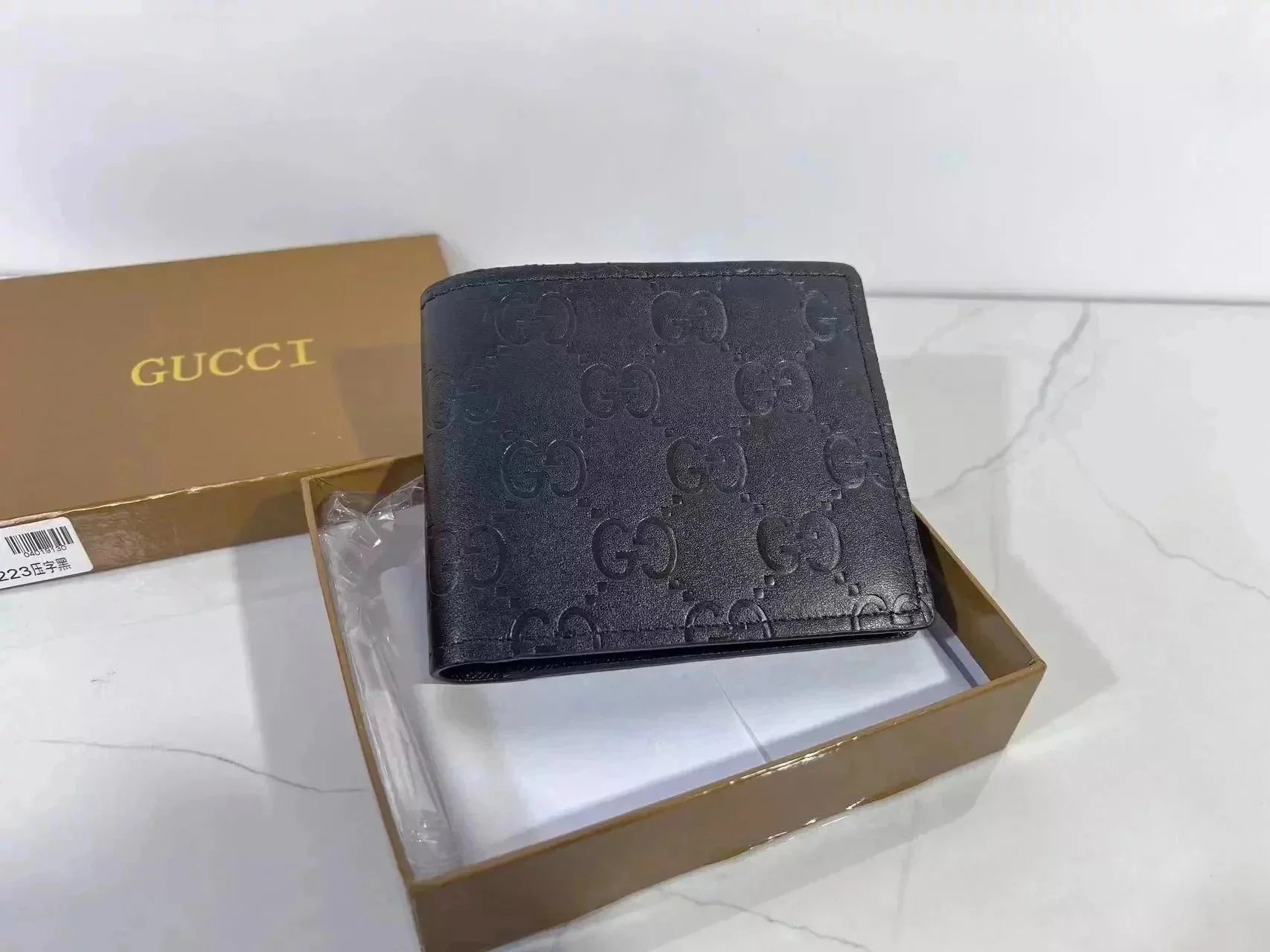 MCM Visetos Mini Chain Wallet Black - 7