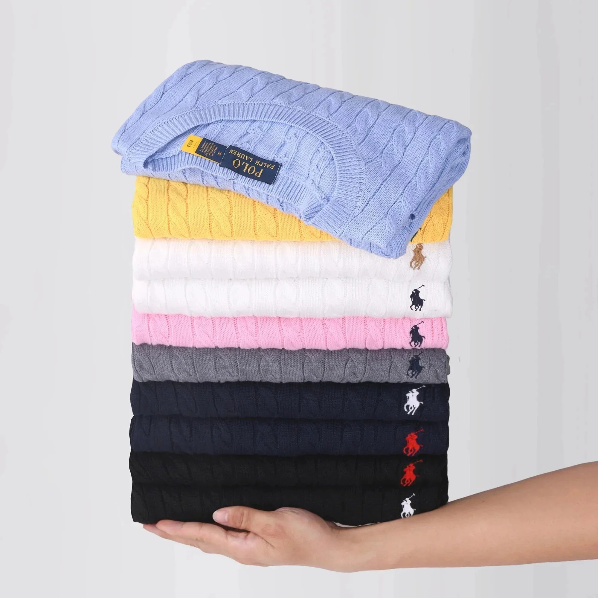 Polo Ralph Lauren Cable Knit Cotton Sweater