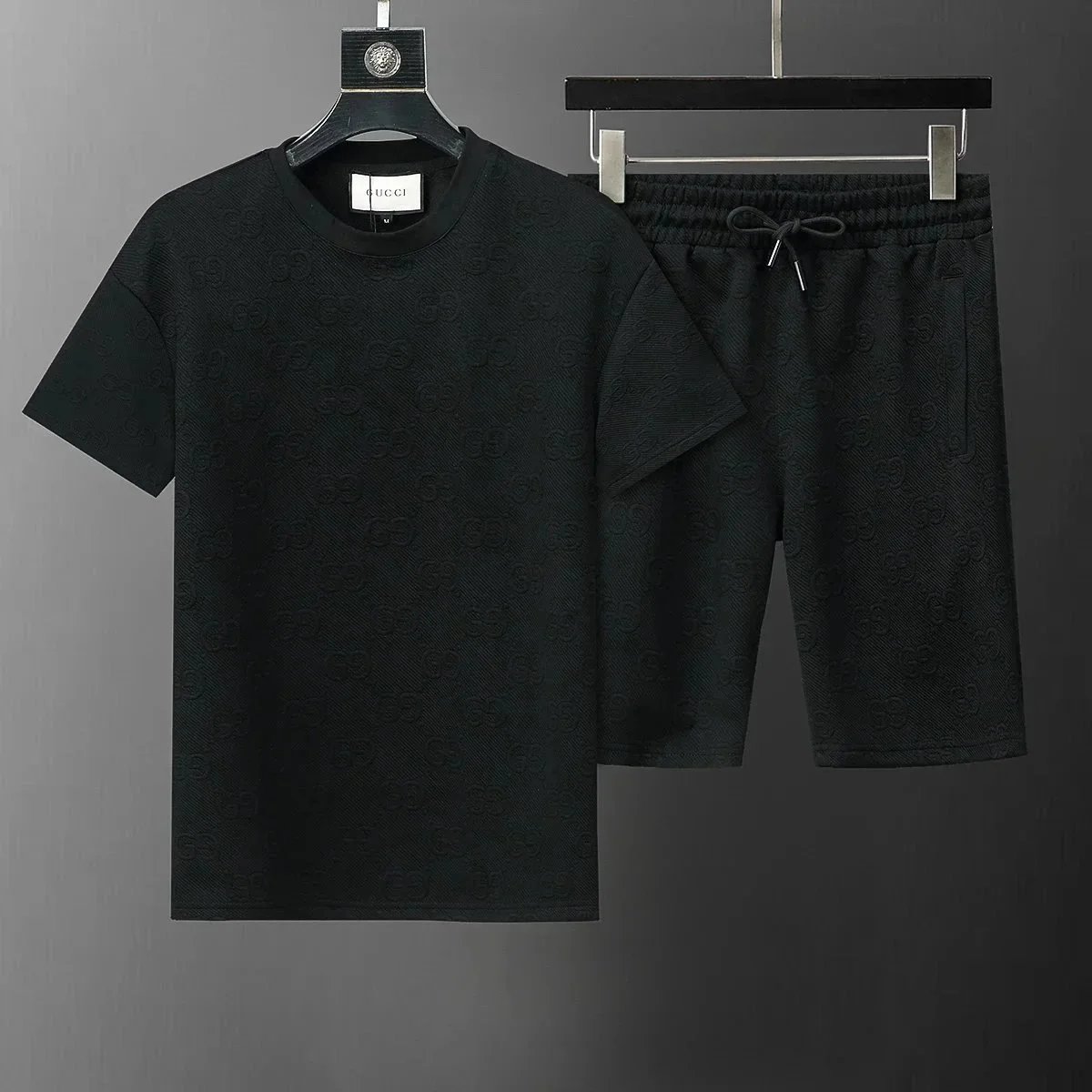 Dior Oblique Jacquard White T-Shirt and Shorts Set - 8