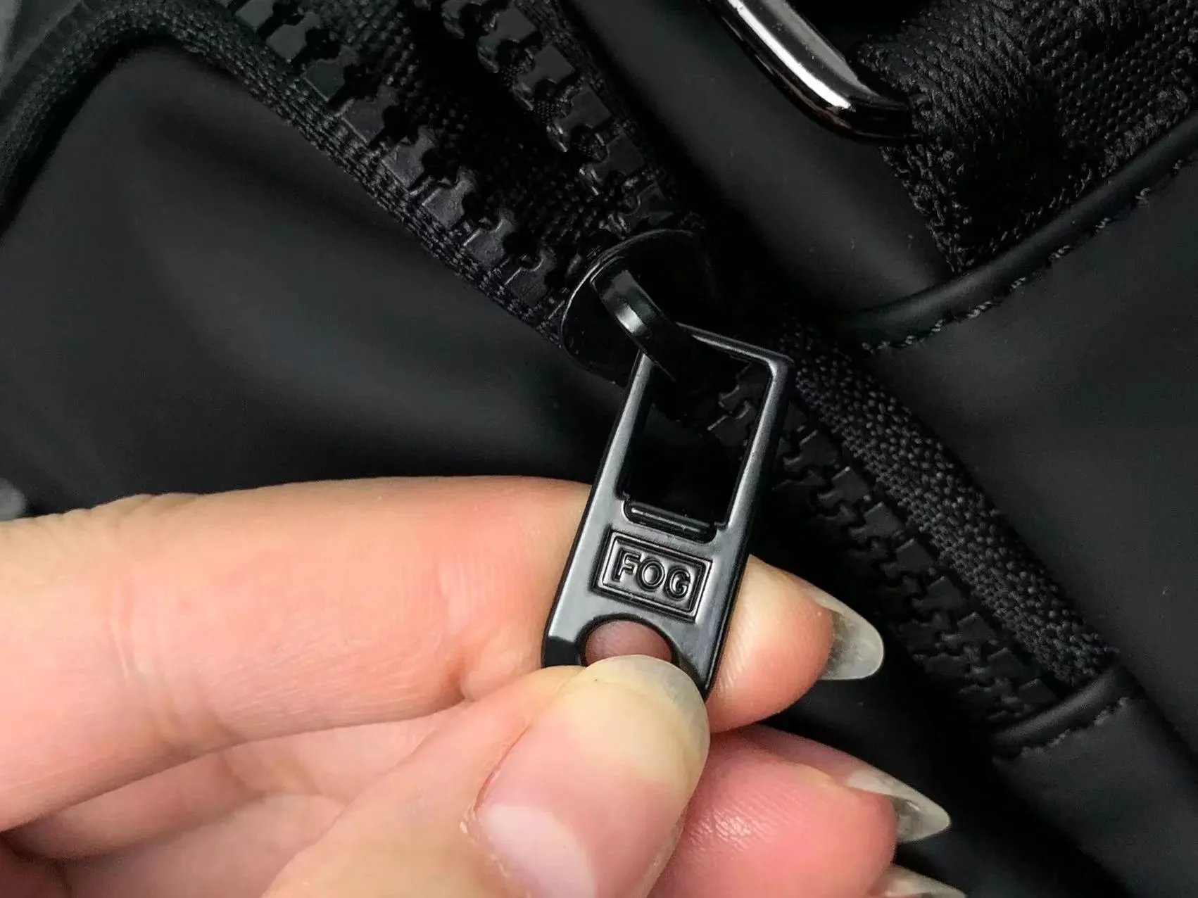 Fear of God Essentials Black Nylon Backpack - 12