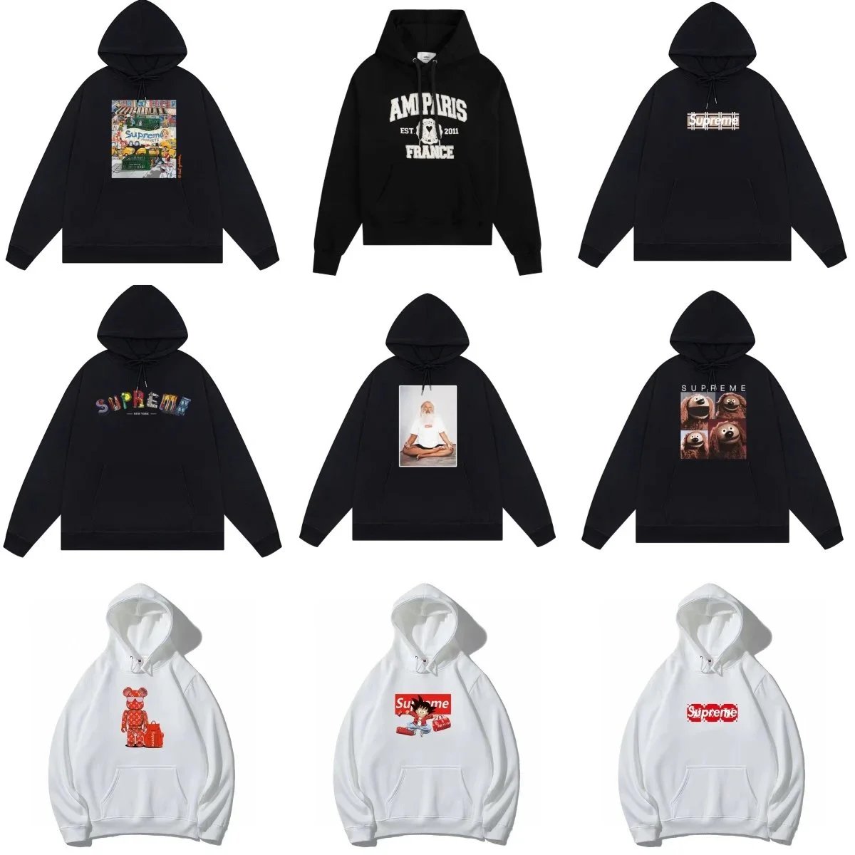 Supreme Graphic Print Pullover Hoodie