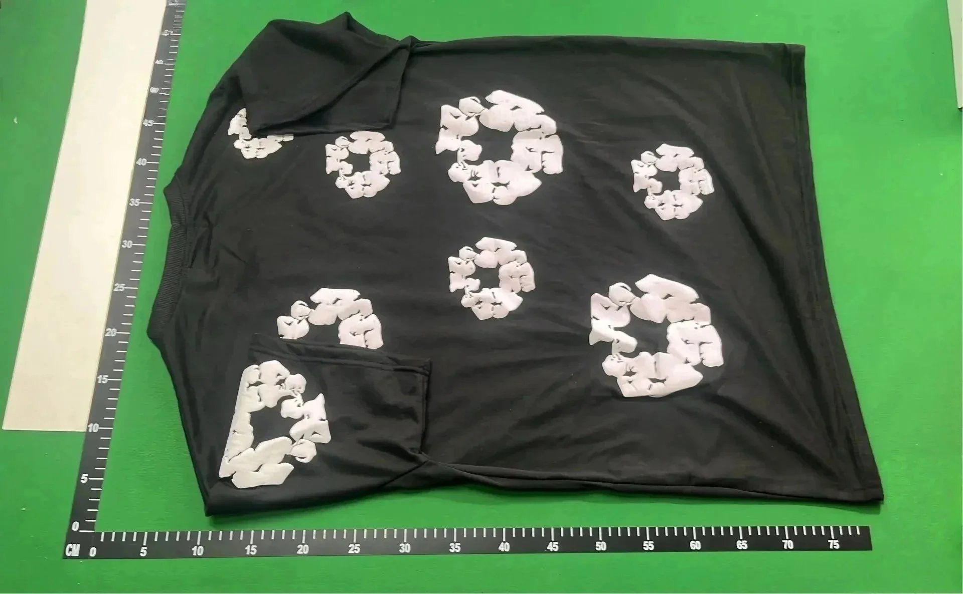 Gallery Dept x Saint Tears Floral Print Black T-Shirt and Shorts Set - 7