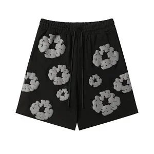 Gallery Dept x Saint Tears Floral Print Black T-Shirt and Shorts Set - 10