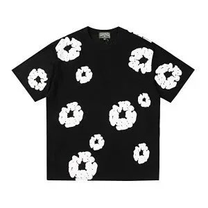 Gallery Dept x Saint Tears Floral Print Black T-Shirt and Shorts Set - 11