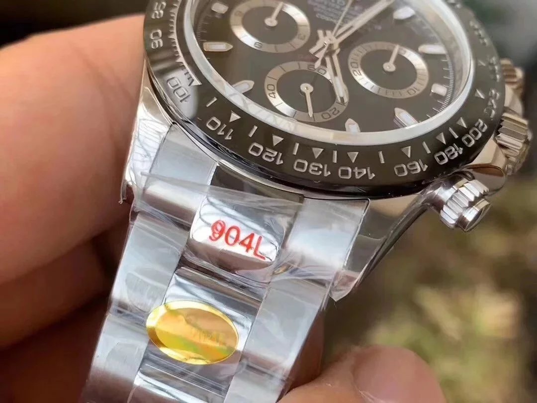 Rolex Submariner Green Bezel Black Dial Mechanical Watch - 15