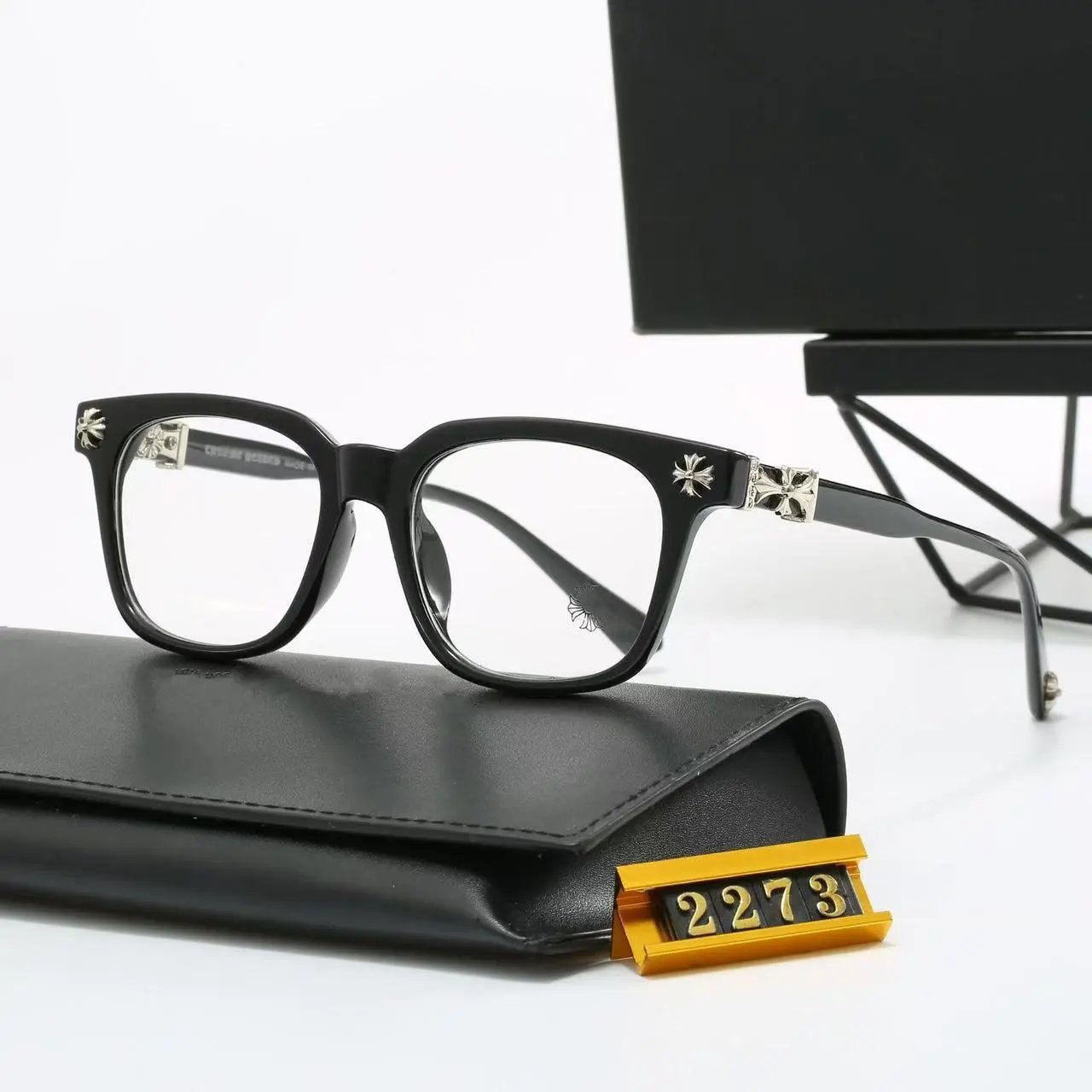 DX29-49 Unisex Square Frame Glasses Classic Travel Fashion Optical Eyewear